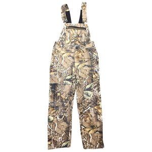 Kids WFS World Famous Sports Burly Camo Overalls Small Hunting 100% Cotton